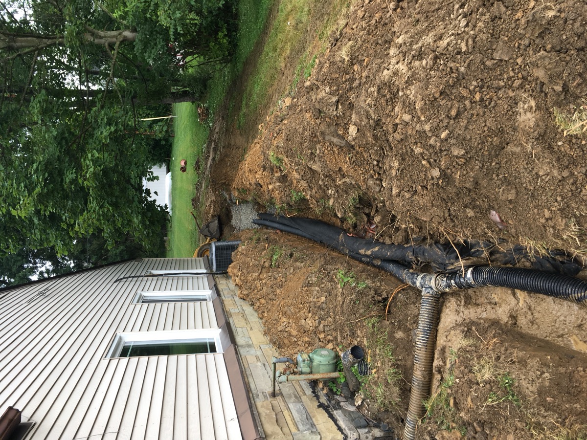 Retaining Wall Install
